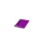 (6 bucăți) CAMBRO | SafeTrak - Capac din polipropilenă GN 1/9 - Violet