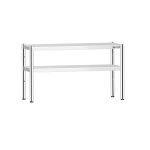 Raft superior pentru masă de lucru – 2 niveluri – 1400 x 370 mm – reglabil pe înălțime