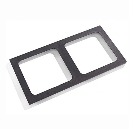Placă de acoperire pentru 2 plite pătrate - 220 x 220 mm