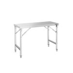Masă de lucru din oțel inoxidabil – pliabilă – 1400 x 600 mm