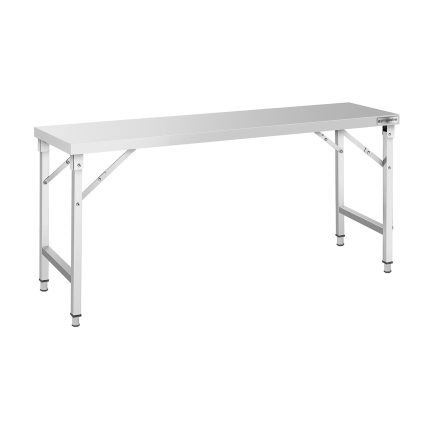 Masă de lucru din oțel inoxidabil – pliabilă – 1800 x 700 mm
