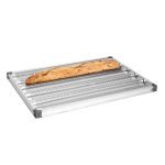 Tavă pentru baghete - Aluminiu - dreptunghiular - EN 600x400 - cu 5 mulde