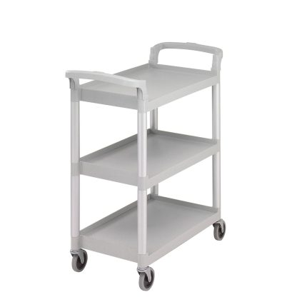 CAMBRO | Cărucior de servire din polipropilenă - 965x410mm - cu 3 rafturi - gri speckled