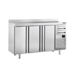 Frigider Bar Profesional PREMIUM PLUS - 1960x600 mm - 520 L - 3 uși & 2 sertare, bordură spate 100 mm, afișaj digital, încuietoare