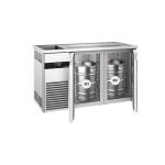 Dozator de bere profesional cu răcire integrată PREMIUM - 1550x700 mm - 2 Uși din sticlă