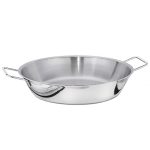Tigaie - inox 18/10 - 6 litri - 372 x 342 mm - Înălțime: 65 mm - compatibil cu toate sursele, inclusiv inducție