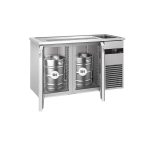Dozator de bere profesional cu răcire integrată PREMIUM - 1550x700 mm - 2 Uși din sticlă