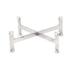 Suport pentru bufet – Înălțime: 120 mm – Cromat – potrivit pentru farfurii și platouri de la 210 mm