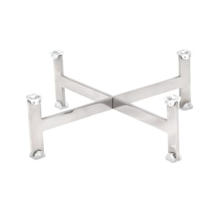 Suport pentru bufet – Înălțime: 120 mm – Cromat – potrivit pentru farfurii și platouri de la 210 mm