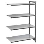 CAMBRO | Camshelving® - Basics Plus - Raft suplimentar - 1023mm - cu 4 rafturi închise