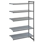 CAMBRO | Camshelving® - Basics Plus - Raft suplimentar - 1328mm - cu 5 rafturi închise