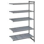 CAMBRO | Camshelving® - Basics Plus - Raft suplimentar - 1784mm - cu 5 rafturi cu fante