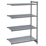 CAMBRO | Camshelving® - Basics Plus - Raft suplimentar - 1328mm - cu 3 rafturi cu fantă și 1 raft fix