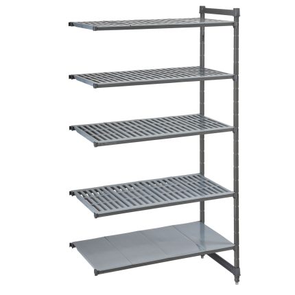 CAMBRO | Camshelving® - Basics Plus - Raft suplimentar - 1480mm - cu 4 fante și 1 raft închis