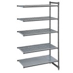 CAMBRO | Camshelving® - Basics Plus - Raft suplimentar - 1175mm - cu 4 fante și 1 raft închis