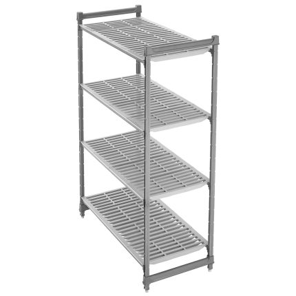CAMBRO | Camshelving® - Rafturi de bază Basics Plus - cu rafturi cu fante