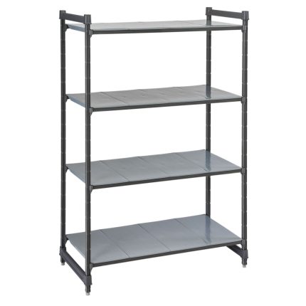 CAMBRO | Camshelving® - Basics Plus - Raft de bază - 1375mm - cu 4 rafturi închise
