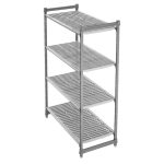 CAMBRO | Camshelving® - Basics Plus - Raft de bază - 915mm - cu 4 rafturi cu fante