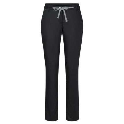 Karlowsky Chino Modern-Stretch - pantaloni de damă - culoarea neagră - mărime: 42