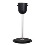 Stativ răcitor vin/ șampanie - BLACK LINE - oțel inoxidabil - Înălțime: 610 mm - negru