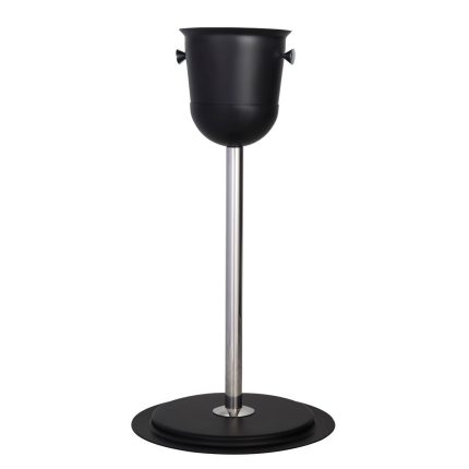 Stativ răcitor vin/ șampanie - BLACK LINE - oțel inoxidabil - Înălțime: 610 mm - negru