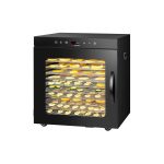 Deshidrator alimentar - inclusiv 10 tăvi de uscare - oțel inoxidabil - 800 W