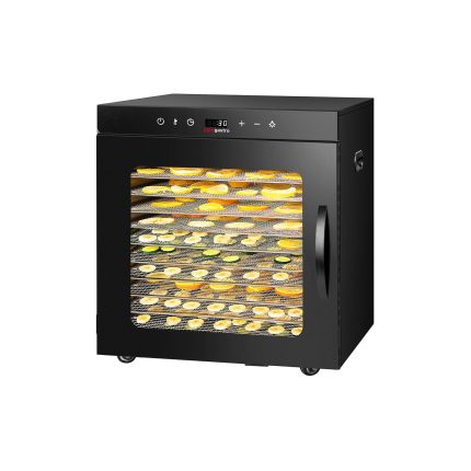 Deshidrator alimentar - inclusiv 10 tăvi de uscare - oțel inoxidabil - 800 W