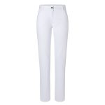 Karlowsky Tina - pantaloni de damă - culoarea albă - mărime: 34