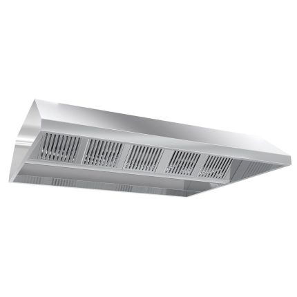Hotă de tavan - fără motor - pregătită pentru ventilator extern - 3600 mm - filtre labirint (HoReCa) - 2200 mm adâncime