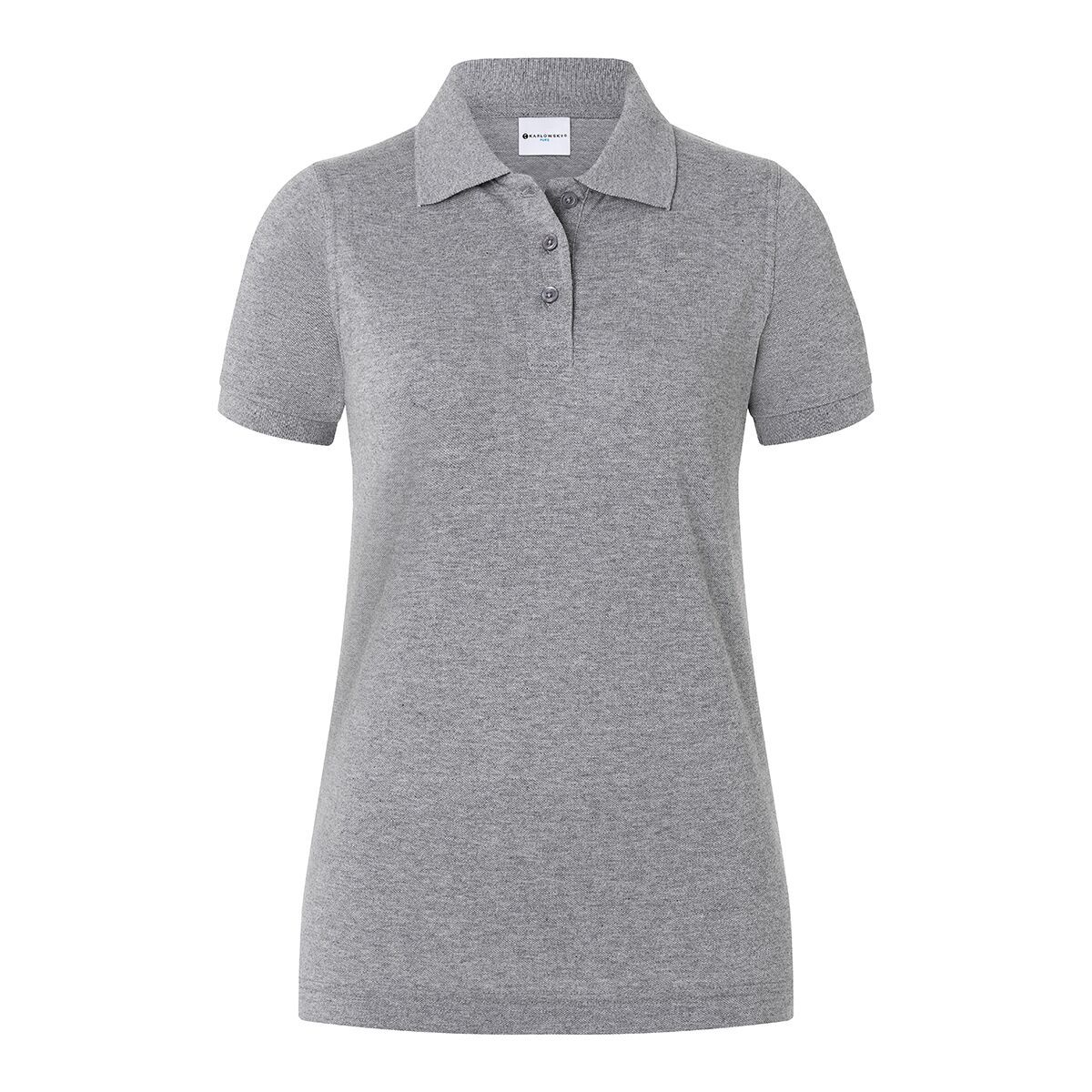 DPSBK3HG_vorne-jpg.jpg Karlowsky Basic - Tricou polo pentru femei - Gri deschis - Mărime: XS - imagine 1