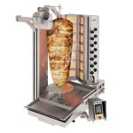 Robot shaorma pe gaz - în V - 14 arzătoare - max. 280 kg