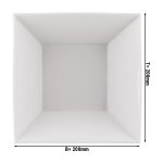 (6 bucăți) MAYA - Bol pentru desert/salată - 200 x 200 mm - Alb