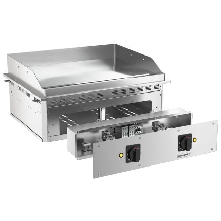 Plită de gătit electrică de încastrat – 9 kW – suprafață netedă – Suprafață de gătit: 744 x 484 mm