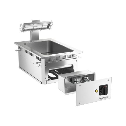 Încălzitor electric de cartofi prăjiți incorporabil- 1 kW - 1x GN 1/1