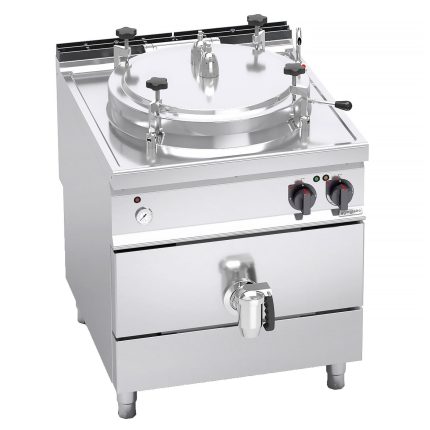 Fierbător sub presiune electrică – 150 litri – 18 kW – Încălzire indirectă – cu robinet de alimentare cu apă și de evacuare