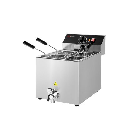 Electric Fierbător de paste profesional - de banc - 8 litri - 3,25 kW - cu robinet de scurgere - incl. 4 coșuri