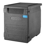CAMBRO | CAM GOBOX® - Încărcător frontal - EN 600x400 - cu 6 șine de sprijin - negru