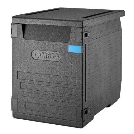 CAMBRO | CAM GOBOX® - Încărcător frontal - EN 600x400 - cu 6 șine de sprijin - negru