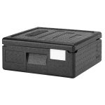 CAMBRO | CAM GOBOX® - Toploader Pizza Box - cu cureaua de transport - pentru 2 pizza - negru