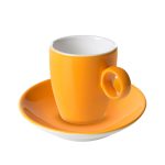 (6 buc) Bart Colour Cafe - Ceașcă espresso - 65 ml - Orange - stivuibilă