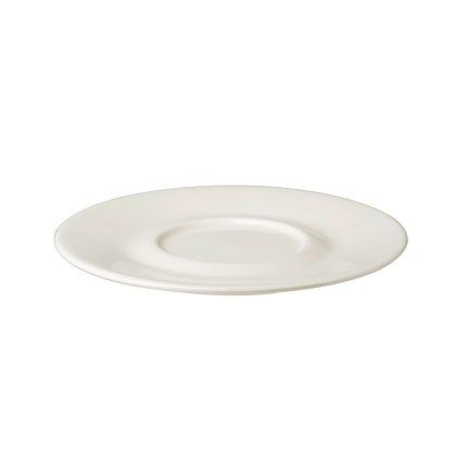 (6 bucăți) LUX - Farfurioară pentru espresso Maastricht - Ø 135 mm - Culoare fildeș