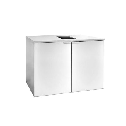 Răcitor de bere profesional (pentru butoi) - fără agregat – pentru unitate de răcire la distanță - 2x50 L - 1100x620 mm