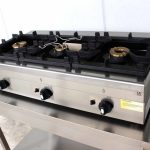 Fornellone Profesional Inox cu 3 Arzatoare Kosmitech