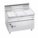 Tigaie basculantă pe gaz - 120 litri - 30 kW - cu robinet de apă