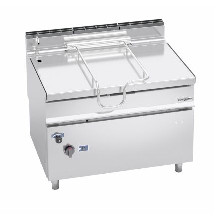 Tigaie basculantă pe gaz - 120 litri - 30 kW - cu robinet de apă