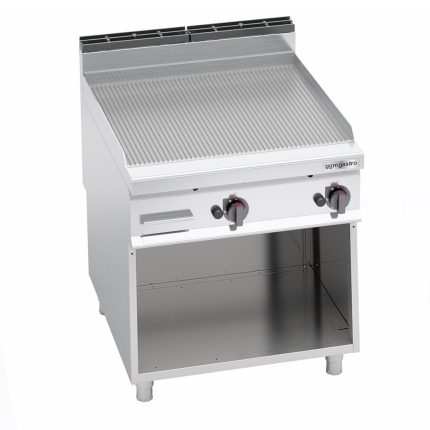 Placă de gătit pe gaz - 20 kW - cu caneluri