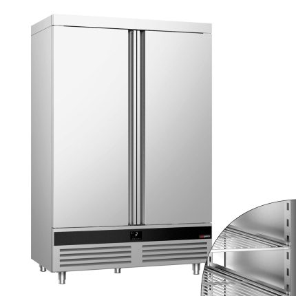 Dulap frigorific profesional din inox PREMIUM - GN 2/1 - 1400 litri - cu 2 uși