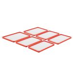 (6 bucăți) Capace GN din policarbonat 1/2 – etanșe – 325 x 265 mm