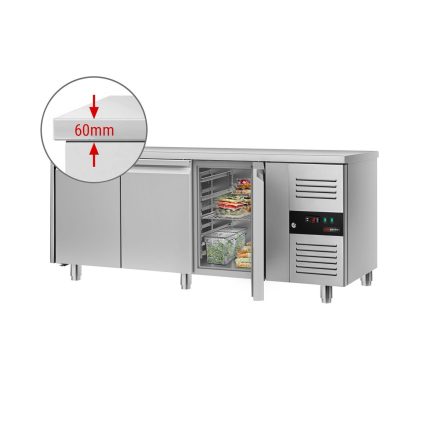 Masă congelatoare ECO - 1795x700 mm - 417 L - cu 3 uși - blat lucru
