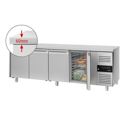 Masă congelatoare ECO - 2230x700mm - 553 L - cu 4 uși